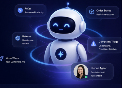Retail Chain Inbound Voice Agent — AI assistant handling FAQs, order status, returns and complaint triage